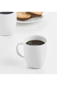 IKEA 4 Adet Kuplu Çay Bardağı Yükseklik 8 Cm İkea 4'lü Set Porselen Kahve Beyaz Bardak Hacim 170 ml - 1