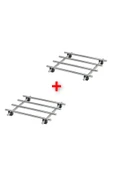 IKEA 2 Adet Nihale 18x18 Cm İkea 2'li Set Tencere Tava Altlığı Metal Altlık Paslanmaz Çelik - 1