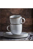 IKEA Gladelıg Kupa Eskitme Gri 370 ml 70457152 - 6