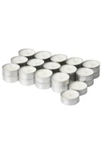 IKEA Jamlık Açık Bej 3.5 Saat Vanilya Kokulu Tealight Mum 30adet - 1