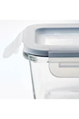 IKEA 365 3 Adet Kapaklı Kare Cam Saklama Kabı, 180 Ml, Tiona-0010 - 4