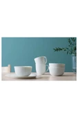 IKEA 6 Parça Kupa-bardak Takımı Beyaz Renk Modern Klasik 31 Cl Feldispat Porsele - 4