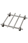 IKEA Nihale 18x18 Cm Paslanmaz Çelik Masa Üstü Tencere Altlığı Tava Altlığı Çelik - 2