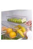 IKEA KLIPPKAKTUS buzdolabı için saklama kutusu, şeffaf, 32x10x15 cm - 5