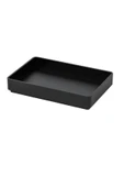 IKEA Banyo Düzenleyici Aksesuar  Siyah Renk Banyo Tepsisi 10x15 Cm - 1