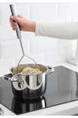 IKEA 3'lü Mutfak Gereçleri Seti İkea Rende + Çırpıcı + Patates Ezici Yemek Hazırlık Pişirme Gereçleri - 3