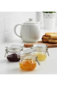 IKEA 9 Adet Kapaklı Cam Kavanoz 130 ml Contalı İkea Çap: 7 Cm Yükseklik: 7 Cm Hava Geçirmez Kapak - 2