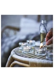 IKEA Jamlık Açık Bej 3.5 Saat Vanilya Kokulu Tealight Mum 30adet - 2