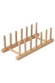 IKEA Ostbıt 27,5 Cm Bambu Tabaklık - Tabak Standı Ahşap - 1