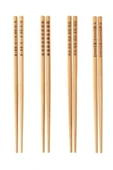 IKEA 4 Çift Yıkanabilir Bambu Chopstıck Japon Çin Yemek Çubuğu Uzunluk: 24 Cm - 1