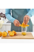 IKEA Plastik Limon Sıkacağı Çap: 15 Cm Pratik Sıkacak Sarı Renk Limon Portakal Suyu Narenciye Sıkıcı - 1