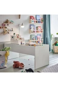 IKEA BYGGLEK kapaklı LEGO® kutusu beyaz 35x26x12 cm - 5