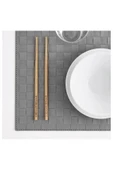 IKEA 4 Çift 8 Parça Bambu Chopstick Uzunluk: 24 Cm Sushi Çubuğu Ahşap Yemek Çubuğu - 3