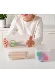 IKEA Glis Çocuk Kalem Ve Boya Kutusu & Saklama Kabı 3 'lü Mavi - Sarı - 2
