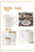 IKEA Ofantlıgt 9 Cm Beyaz Kupa Fincan Feldispat Porselen - 1