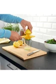 IKEA Plastik Limon Sıkacağı Çap: 15 Cm Pratik Sıkacak Sarı Renk Limon Portakal Suyu Narenciye Sıkıcı - 2