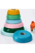IKEA Uppsta Yapboz Eğitici Blok Bebek Çocuk Oyuncak Piramit - 3