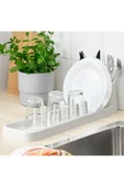 IKEA STAMLING 48 cm Beyaz Bulaşıklık Çatal Bıçaklık Tabak Bardak Standı - 1