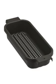 IKEA Kulplu Eviye Süzgeci Genişlik 48 Cm Ikea Plastik Geniş Süzgeç Sebze Meyve Yıkama Süzgeci Siyah - 2
