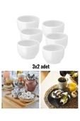 IKEA Porselen Beyaz Yumurtalık Klasik, 3x2 Adet - 1