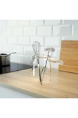 IKEA 3lü Set 2 Adet Paslanmaz Çelik Çırpıcı 1 Adet 500 Ml Plastik Ölçü Kabı Shaker - 6