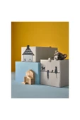 IKEA Katlanabilir Desenli Kutu Bej, 26x37x17 cm - 8