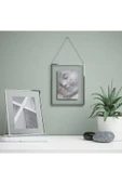 IKEA Gümüş Renk Metal Asılabilir Fotoğraf Çerçevesi 20X25 Cm İkea Ayaklı Çerçeve Fotoğraflık - 2