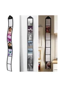 IKEA Drops 113 cm Siyah Film Şeridi 7 Bölmeli 10x15 cm Kolaj Fotoğraf Resim Çerçevesi - 1