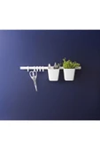 IKEA Sunnersta Askılı Raf Düzenleyici Kutu - 12x11 Cm - Beyaz - 3