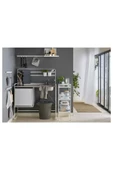 IKEA Sunnersta Askılı Raf Düzenleyici Kutu - 12x11 Cm - Beyaz - 4