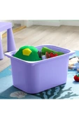 IKEA Trofast 42x30x23 Cm Lila Çocuk Odası Eşya Oyuncak Kıyafetleri Saklama Kutusu - 1