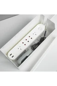 IKEA Kaliteli Kablo Düzenleme Kutusu 32x14x12 Cm Kapaklı Beyaz - 4