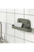 IKEA Öbonas 28x12 Cm Vantuzlu Mutfak Duvar Baharat Rafı Yeşil - 3