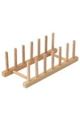 IKEA Ostbıt 27,5 Cm Bambu Tabaklık - Tabak Standı Ahşap - 1