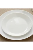 IKEA Oftast 19 Cm Beyaz Tatlı Tabağı Tabak Özel Sertleştirilmiş Temperli Cam - 1
