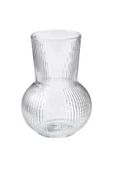 IKEA Premium Ürün Küçük Boy 17 Cm Desenli Yüzey Yuvarlak Modern Cam Vazo - 1