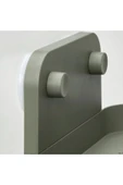 IKEA ÖBONÄS Vantuzlu Duvar Rafı, Gri-Yeşil, 28 Cm - 3