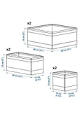 IKEA Skubb Düzenleyici Kutu Seti - 4