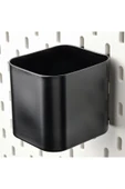 IKEA Siyah SKÅDIS, pano parçası, kutu, siyah, 7.5x9x8 cm 1 Metal - 1