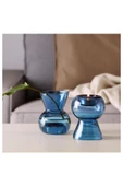 IKEA Stockholm 2017 Vazo/tealight Mumluk Mavi 12 Cm 00339459 - 2