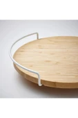 IKEA Ahşap Bambu Sunumluk Dönen Tabla Sunum Tahtası 28 cm - 3
