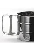IKEA KALİTELİ Paslanmaz Çelik Mandallı Un Eleği Çap 10.5 Cm İkea Yuvarlak Un Eleme Aparatı Metal Elek - 4