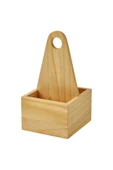 IKEA Chokladhaj Ahşap Taşınır Sosluk Kutusu, Masaüstü Organizer, Sos Şişesi Koymalık Kutu, 12x11 Cm - 4