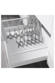 IKEA Tencere Kapaklığı Düzenleyici 14x10 Cm Dolap Içi Düzenleyici Katlanır - 2