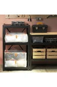 IKEA Saklama Kutusu,hurç Fermuarlı 55x49x19 Cm Beyaz -turuncu Renk Dolap Içi Düzenleyiciler,hurç - 1