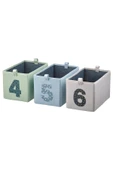 IKEA 3 Parça Kutu Seti, Barndröm Çok Renkli 17x27x17 Cm Çocuk Odası Düzenleme Kutuları - 2