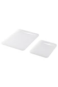 IKEA Legitim Kesme Tahtası, Beyaz, 2 Parça, 24x17 cm ve 17x12 cm - 1