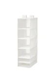 IKEA Dolap Içi Asılabilir Düzenleyici Bölmeli Raf A Kalite 35x125cm Kumaş Polyester Beyaz - 1
