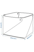 IKEA gri 28x28x23 cm kutu - 6