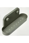 IKEA ÖBONÄS Vantuzlu Duvar Rafı, Gri-Yeşil, 28 Cm - 2
